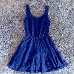 Cotton On blue woven pattern summer tank top dress